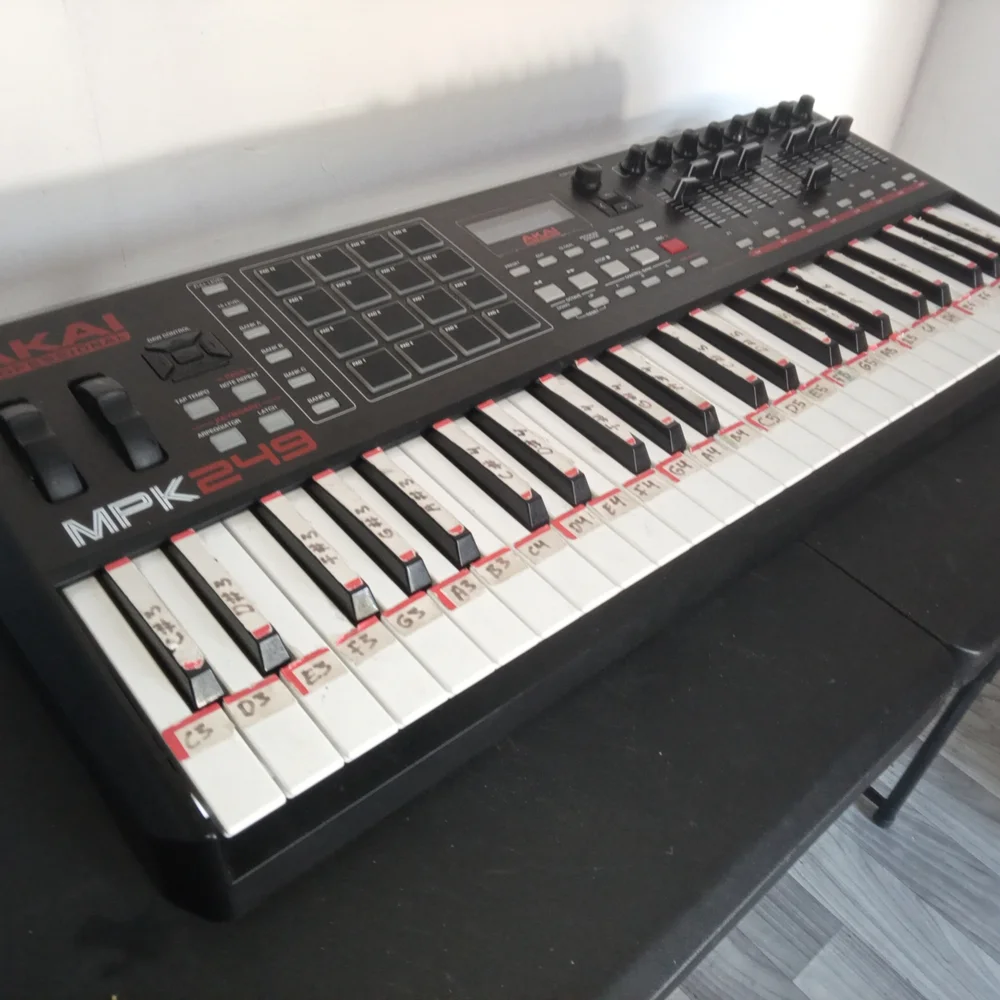 MPK249 MIDI Keyboard Controller - Black and White
